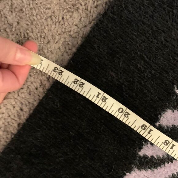 Torrid Plus Size 1X Fuzzy Sweater Zebra Animal Print Striped - Picture 5 of 5